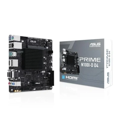 Image de ASUS Prime N100I D D4 Intel N100 Carte mère (Processeur N100, PCIe 3.0, USB 3.2 Gen 2, M.2, DDR4)