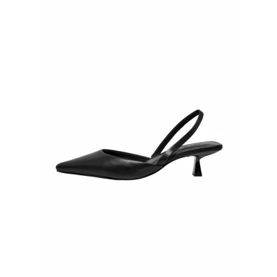 Image de ONLY Femme Onlcoco 4 PU Slingback Noos Sandales, Noir, 38 EU
