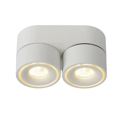 Image de Lucide Yumiko spot en saillie 2L 16,1 x 7,8 8,2 cm 2 8W LED dimmable incl blanc