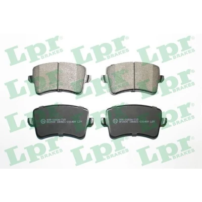 Image de LPR 05P1489 Jeu de plaquettes frein AUDI: A4 B8 Berline, Q5, A5 Coupe