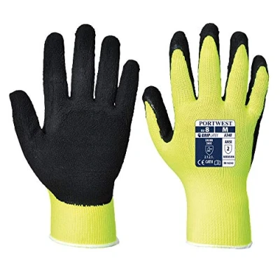 Image de Portwest Gant Grip HiVis, Couleur: Jaune, Taille: L, A340YERL