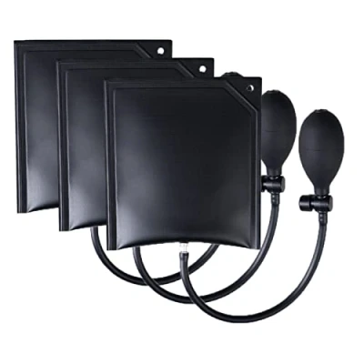 Image de 3 Pcs Air Wedge Pump, Coussin de Montage Cale d&#039;air Levage Gonflables Outils Pompe à Main Bricolage Inflable pour l&#039;installation Portes et Fenêtres
