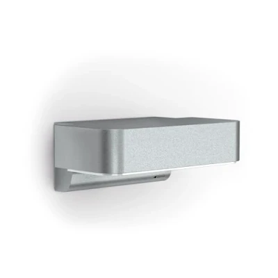 Image de Steinel Applique LED extérieur L 800 SC argent, détecteur de mouvement 160 iHF, commandé par application, lampe murale intelligente