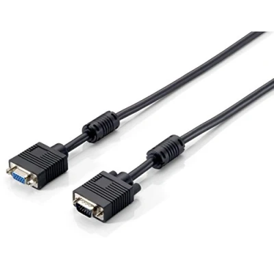 Image de Câble VGA EQUIP 5M Double blindage Connecteur mâle/femelle Noir