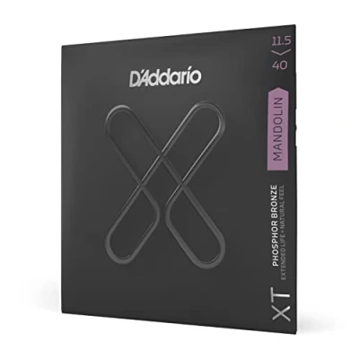 Image de D&#039;Addario Cordes XT pour mandoline XTM11540, bronze phosphoreux, Custom Medium, 11.5 40