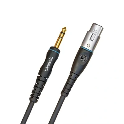 Image de Planet Waves Câble micro gamme Custom par Waves, XLR Femelle vers 1/4&quot;, 3 m