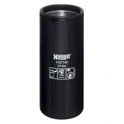 Image de HENGST FILTER H371W Filtre à huile M95 x 2.5 vissé MAN: TGA