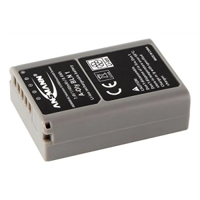 Image de ANSMANN Batterie de rechange pour appareil photo Olympus® (1 pce) Li Ion rechargeable 7,4 V 1140 mAh A Oly BLN1