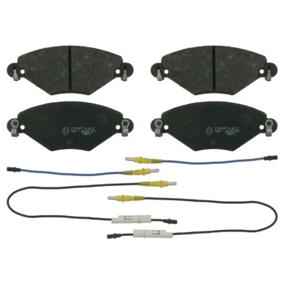 Image de FEBI BILSTEIN 16417 Jeu de plaquettes frein Essieu avant contact signal d&#039;usure inclus CITROËN: C5 I 5 portes, Break, Van / Break