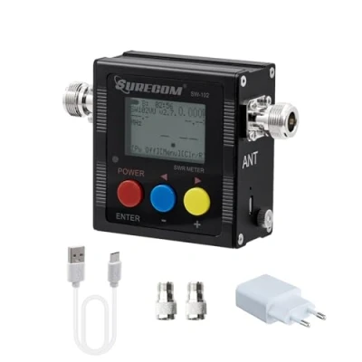 Image de Mcbazel Surecom SW 102 Numérique UHF VHF 125 525 MHz Power &amp; SWR Mètre