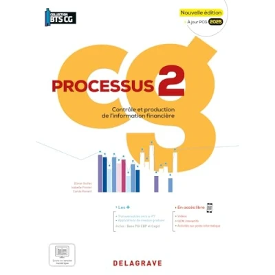 Image de Processus 2 Contrôle et production de l&#039;information financière BTS Comptabilité Gestion (CG) (2025) Pochette élève