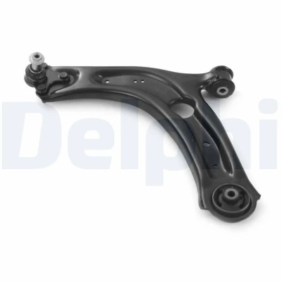 Image de DELPHI TC4650 bras de suspension avec rotule gauche, Essieu avant oscillant longitudinal Tôle d&#039;acier VOLKSWAGEN: Tiguan II