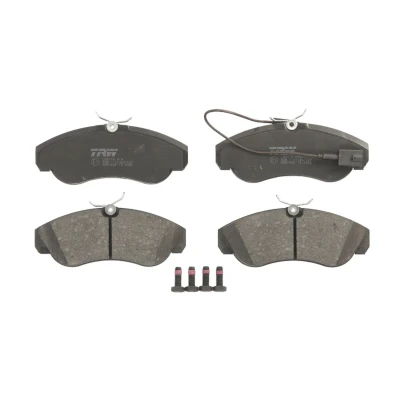 Image de TRW GDB1426 Jeu de plaquettes frein contact signal d&#039;usure inclus avec vis d&#039;étrier accessoires