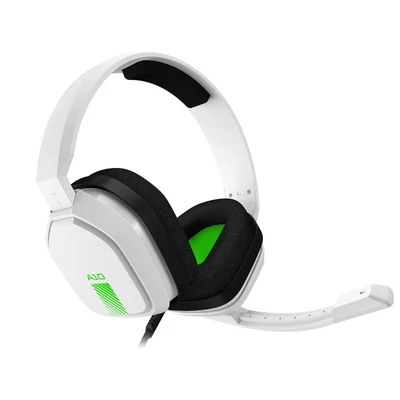 Image de ASTRO Gaming A10 Casque Gamer, Léger et Résistant, Audio, 3,5mm Audio Jack, Compatible avec Xbox Series XS, One, PS5, PS4, Nintendo Switch, PC, Mac, Smartphone Blanc/Vert