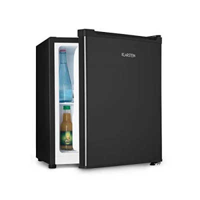 Image de KLARSTEIN Snoopy Eco Mini réfrigérateur, Peu encombrant, 46 litres, Congélateur de 4 Clayettes réglables, Parfait pour les petits ménages Noir