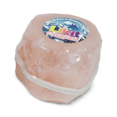 Image de Likit Sel gemme de l&#039;Himalaya pour corde à suspendre des minéraux 100 % naturel 3,3 kg