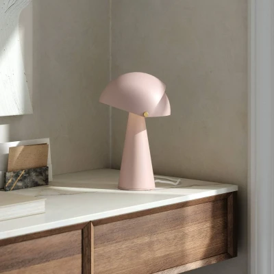 Image de DFTP by Nordlux Lampe à poser Align, abat jour inclinable, rose