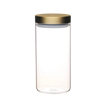 Image de MasterClass Bocal de Conservation en Verre avec Couvercle Laiton, 1,5 L