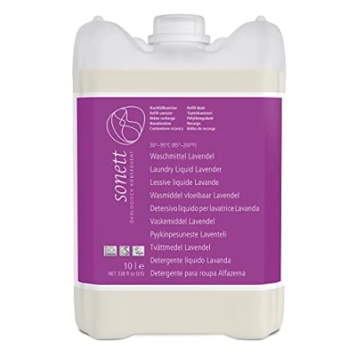 Image de Lessive à la lavande : linge coloré et blanc, avec savon l&#039;huile végétale bio