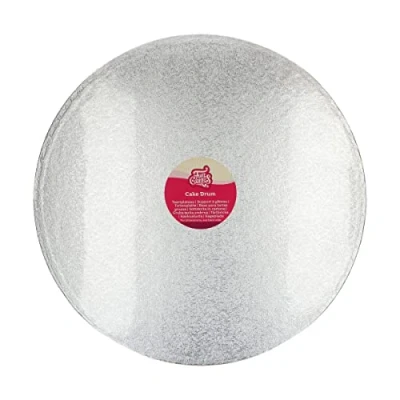 Image de Support à gâteau Rond Drum SILVER (choisir la taille) Ø45.5CM