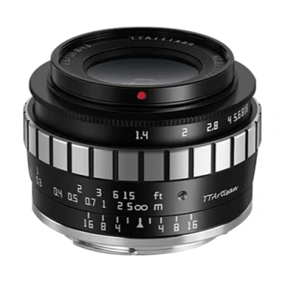 Image de TTARTISAN TARTISAN Objectif grand angle F1.4 APS C pour appareils photo de montage FUJ X A1 A10 M1 M2 H1 T1 T10 T2 T20 T3 T4 T100 T30 PR01 XS10 et plus (argent).