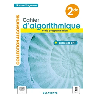 Image de Cahier d&#039;algorithmique et de programmation avec exercices Sciences numériques Technologie (SNT) 2de (2021) élève Livre d’occasion Très