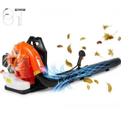 Image de VEVOR souffleur de Feuilles à Essence, 79 CC, Neige Dos 2 Temps, avec réservoir Carburant 3 L, Volume d&#039;air 930 CFM pour Entretien pelouse, Nettoyage des Feuilles, déneigement