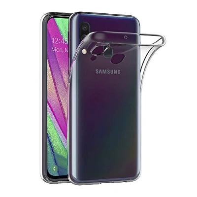 Image de AICEK Coque Samsung Galaxy A40, Transparente Silicone pour A40 Housse Etui Case (5,9 Pouces)