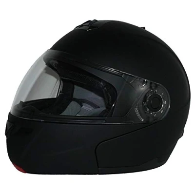 Image de Protectwear H910 MT S Casque de Moto Intégral Flip Up, Jaune Fluo Brillant, Taille