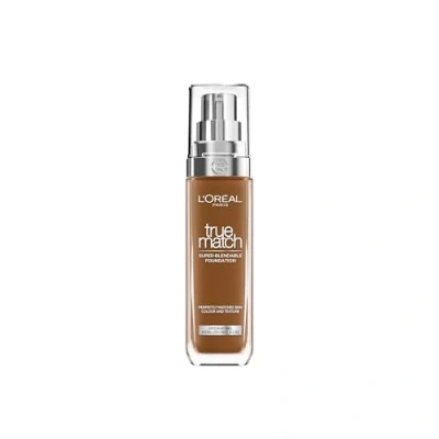 Image de L&#039;Oréal Paris True Match Fond de teint liquide infusé à l&#039;acide hyaluronique, SPF 17, disponible en 40 teintes, acajou 9,5W, 30 ml
