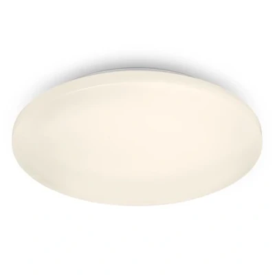 Image de BRILONER plafonnier LED, LED salle de bain, IP44 anti éclaboussures, lampe lumière blanche chaude, 400 mm, blanc