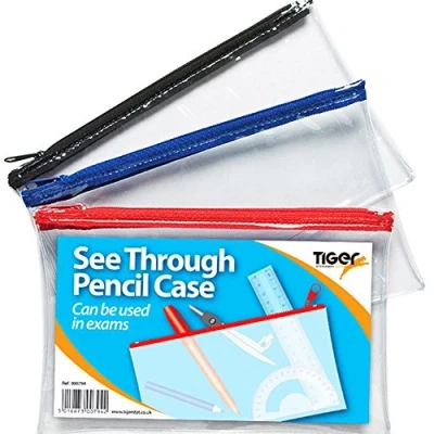 Image de Tiger Trousse transparente, 20 x 12,5 cm, Lot de 1
