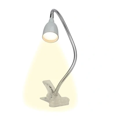 Image de BRILLIANT lamp Anthony LED lampe à pince titane 1x 2,4 W intégrée, (200lm, 3000K) Échelle A ++ E Avec interrupteur cordon