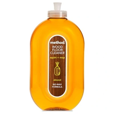 Image de Method Nettoyant Sol, Nettoie et Élimine les Taches sur Parquets Sols En Bois, Parfum Amande, Bouteille de 739ml