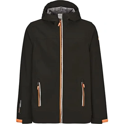 Image de Killtec Adjero Jr Softshell Jacke mit Kapuze Garçon Noir FR : XL (Taille Fabricant 176)