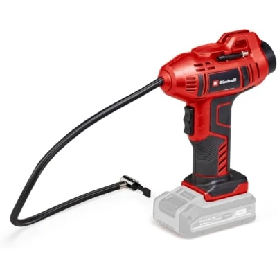 Image de Einhell Compresseur pour voiture sans fil CE CC 18 Li Solo Power X Change (18 V, 11 bar max., flexible à air comprimé 60 cm, fonction d’arrêt automatique) Livré batterie ni chargeur