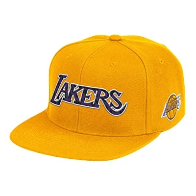Image de Mitchell &amp; Ness Wildback Snapback HWC Los Angeles Lakers Yellow, jaune, taille unique