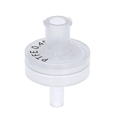 Image de GVS Filter Technology, Filtre Seringue, ABLUO, 13mm, Membrane PTFE, 0.45µm, Chambre PP, 10/pc