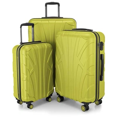 Image de Suitline Set de 3 Valise Bagages Rigide, (S, M, L), Bleu Piscine