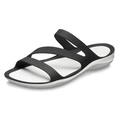 Image de crocs Swiftwater Sandal W, Sandales pour femme, Noir (Noire/Blanc 066), 37/38 EU (W 7 US)