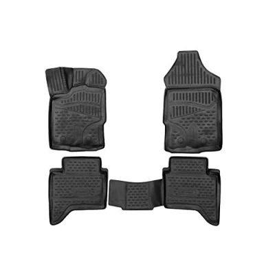 Image de Element Tapis de Sol 3D en Caoutchouc antidérapant pour Ford Ranger Supercrew 19 20