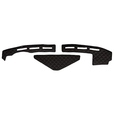 Image de F CORE Couvertures Tableau de Bord Camion compatibilité pour Renault T 01.14 avec capteur proximité Noir/Rouge