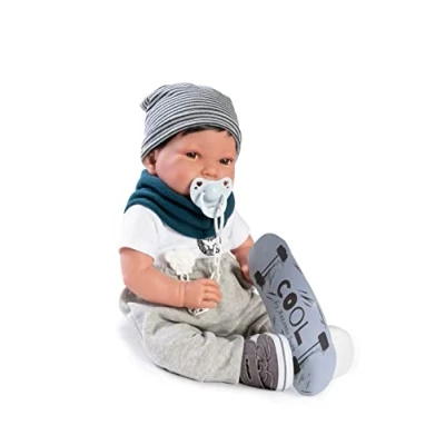 Image de Muñecas Antonio Juan Nouveau né Pipo Skater, Multicolore (33235)