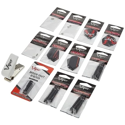 Image de Viper Dart Accessoire : Flight Perforatrice Outil avec Assorties Poly Pro trajets (Acier et fléchettes à Pointe Souple)
