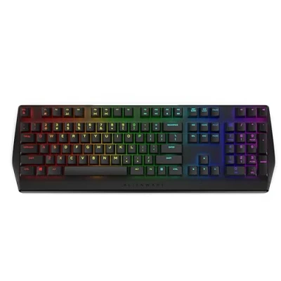 Image de Clavier de gaming mécanique RVB extra plat Alienware AW410K US INT (QWERTY), Contacts Cherry MX Brown
