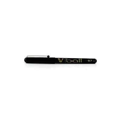 Image de PILOT 11567 Roller V ball 7 écriture moyenne 0,7 mm encre liquide niveau visible régulateur débit clip métal