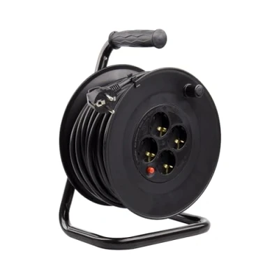 Image de LEDKIA LIGHTING Enrouleur Extensible 50m 3x1.5mm avec Système &#039;Anti Twist&#039;