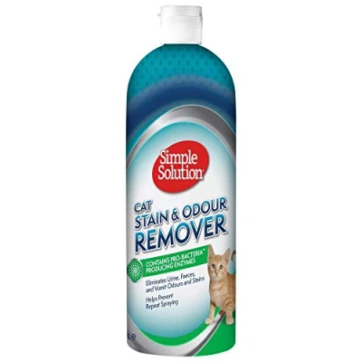 Image de Simple Solution Cat Stain and Odour Remover nettoyant enzymatique avec pouvoir pro bactérien 1 Litre