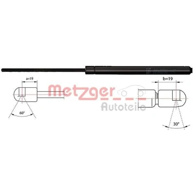 Image de METZGER 2110455 Vérin De Capot 180 AUDI: A6 C6 Avant, Berline, Allroad