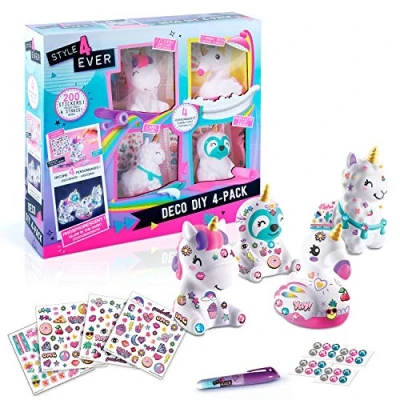 Image de Style 4 Ever Mini licorne, lama, paresseux, flamant rose à customiser Deco DIY x personnages OFG 177